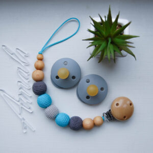 Knupīša turētājs tirkīzzils/pelēks