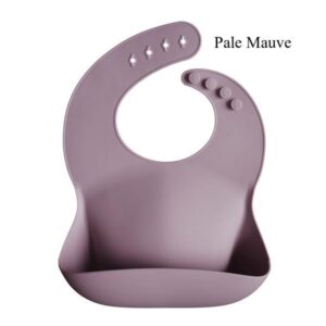 Mushie silikona priekšautiņš Pale Mauve