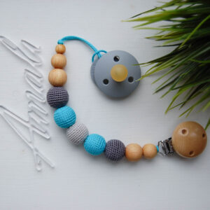 Knupīša turētājs tirkīzzils/pelēks