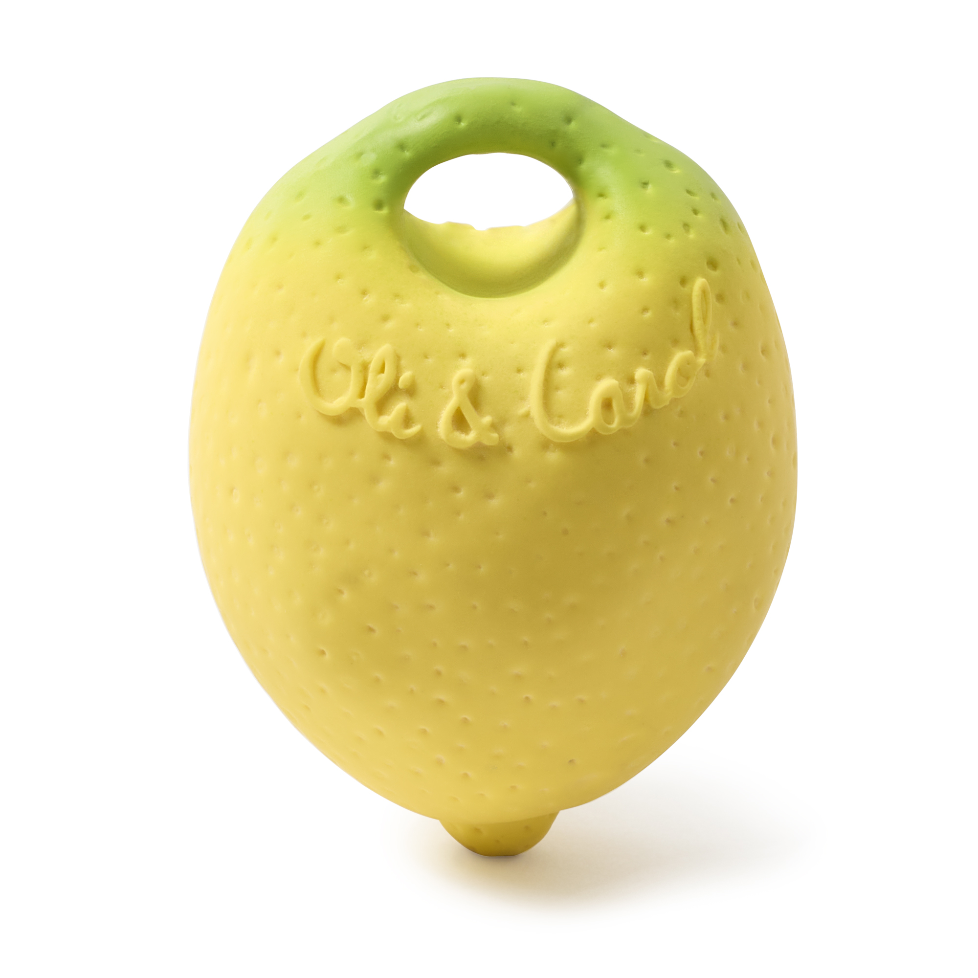 oli + carol john lemon mini doudou teether - Little