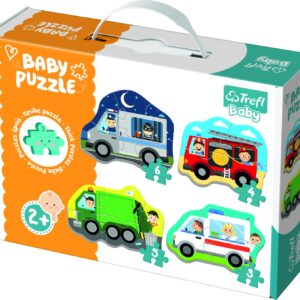 Trefl puzle mazuļiem Mašīnas