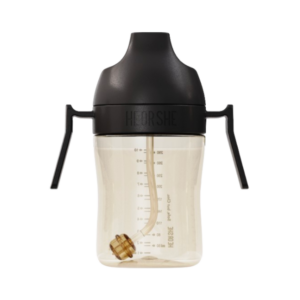 HEORSHE krūzīte ar snīpi 300 ml, 9 mēn., MELNA