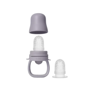 BIBS silikona fīderis Fossil gray (2 uzgaļi)