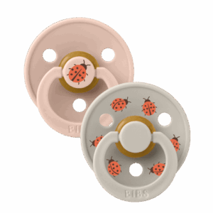 BIBS Colour knupīši Ladybug Blush Mix (1.,2.,3. izmērs)