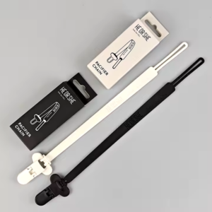 HEORSHE silikona knupīšu turētājs Balts/Melns