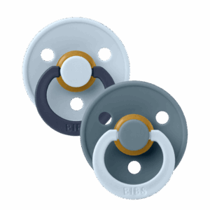 BIBS Colour Fusion knupīši Baby blue/Petrol (0-6m)