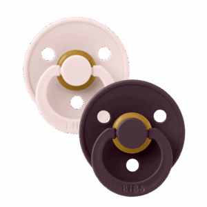 BIBS Colour knupīši Petal/Plum (0-6m)