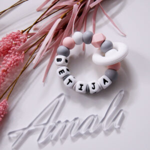 Personalizēts silikona graužamriņķis