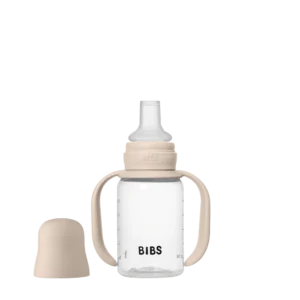 BIBS bērnu pudelīte ar silikona snīpi Blush