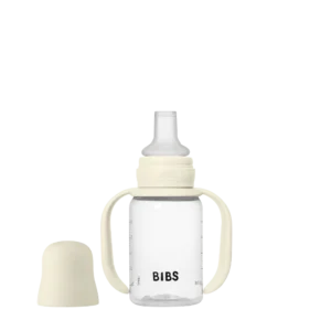 BIBS bērnu pudelīte ar silikona snīpi Ivory
