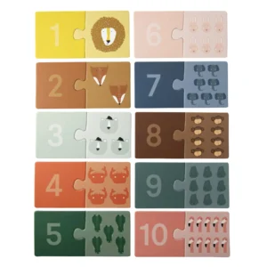 Trixie dzīvnieku saskaitīšanas puzle 24m+