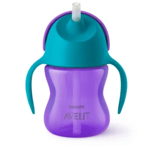 Philips Avent Krūzīte ar elastīgu salmiņu 200ml 9m+