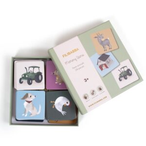 Filibabba atmiņas spēle Farm animals, 24 gab