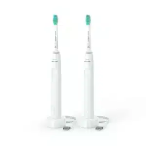 PHILIPS 3100 Sonic elektriskā zobu birste 2 gab balta HX3675/13