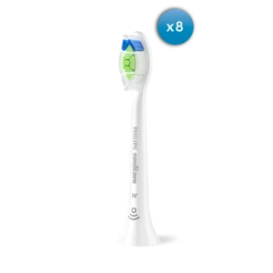 Philips Sonicare Optimal White zobu birstes uzgalis, 8 gab, HX6068/87