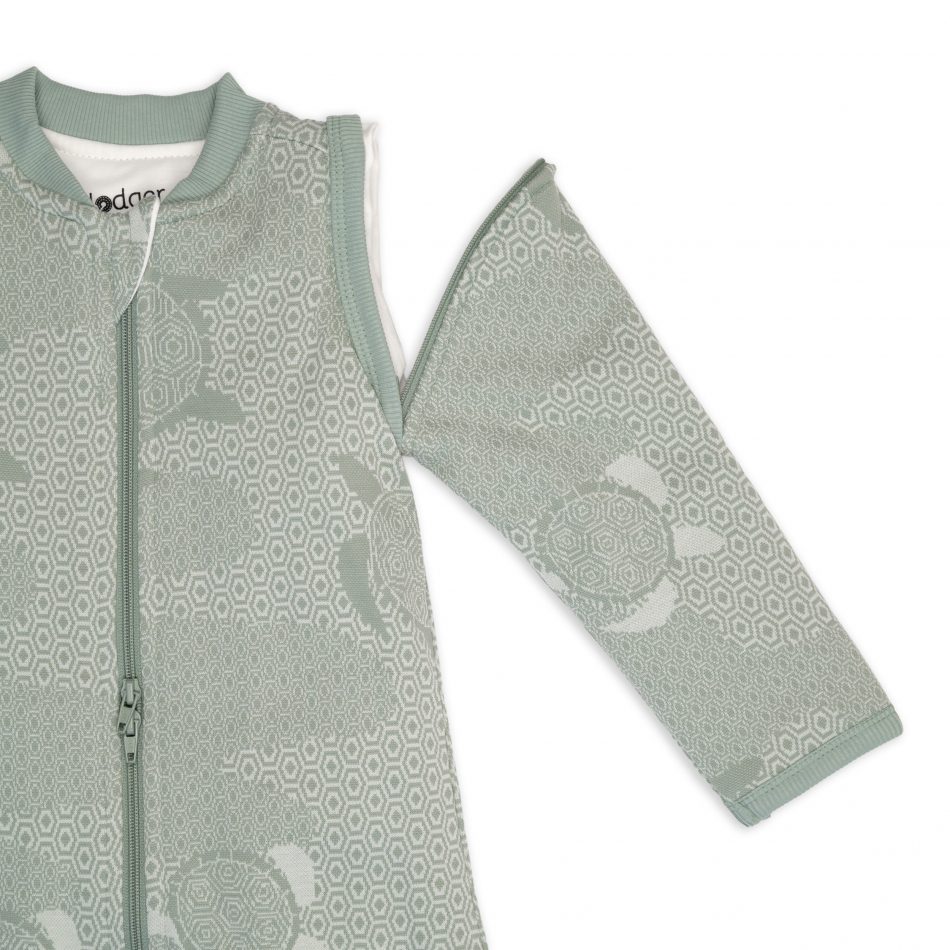 Lodger Hopper Matcha Turtle guļammaiss ar noņemamām piedurknēm, Silk, 68/80 - Image 4