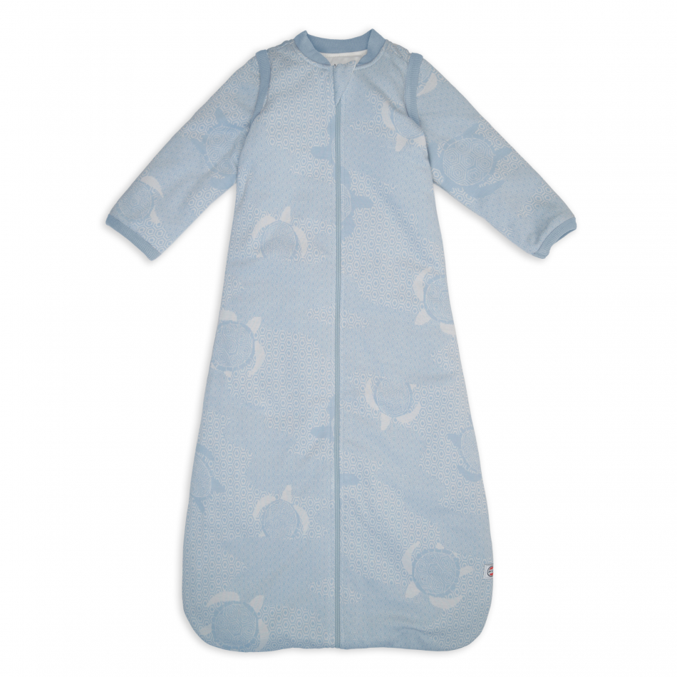 Lodger Hopper Matcha Turtle guļammaiss ar noņemamām piedurknēm, Blue Fogg, 68/80