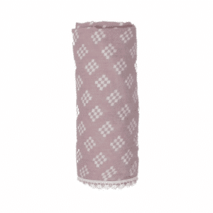 Lodger Swaddle Tribe Muslin kokvilnas autiņš, 120x120 cm, Rose