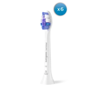 Sonicare S2 Sensitive zobu birstes uzgalis, 6 gab, balts, HX6056/87
