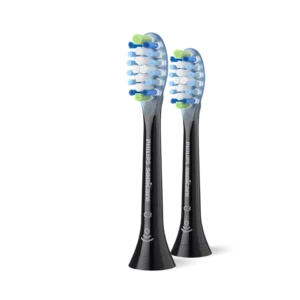 Sonicare C3 Premium Plaque Defence zobu birstes uzgalis (2gab) melns,  HX9042/88