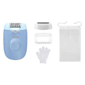 PHILIPS 4000. sērijas epilators ar vadu zils, BRE247/00