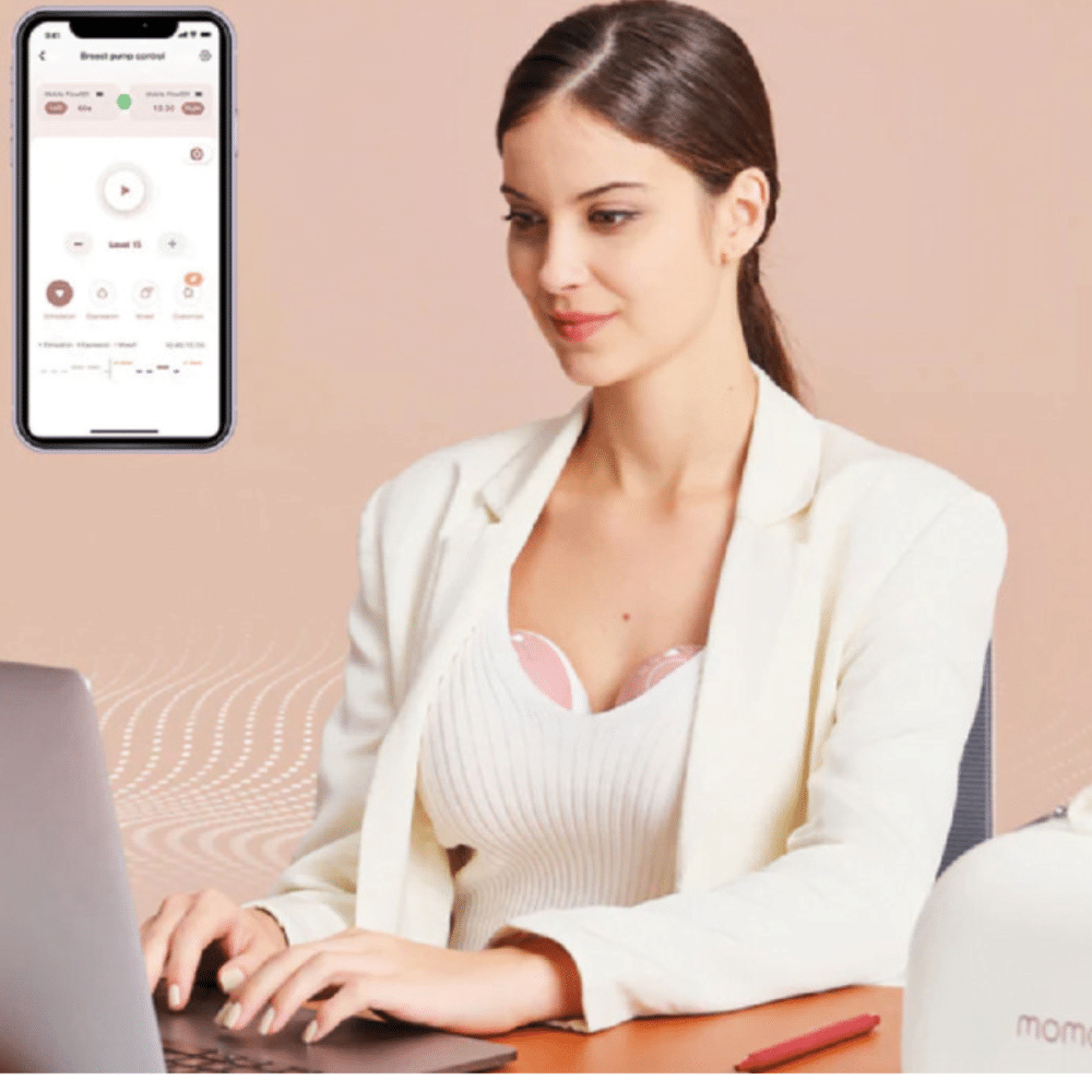 Momcozy bezvadu dubultais piena pumpis M9