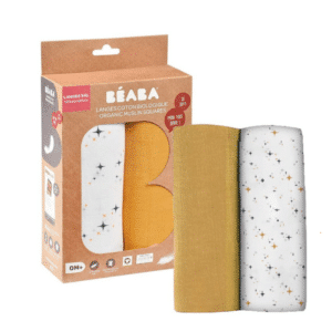 BEABA autiņu komplekts HONEY YELLLOWSTARRY NIGHT