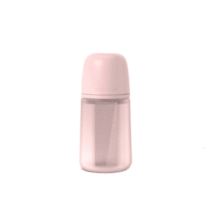 SUAVINEX silikona pudele Colour essence 240ml Rose ar vacinu