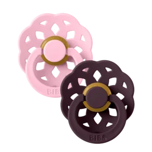BIBS Boheme knupīši Plum Baby pink