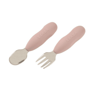 Beaba nerūsejošā tērauda galda piederumu komplekts, Cotton candy 2