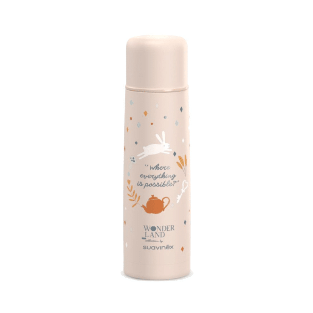 Suavinex nerūsējošā tērauda termopudele 500ml, Wonderland pink
