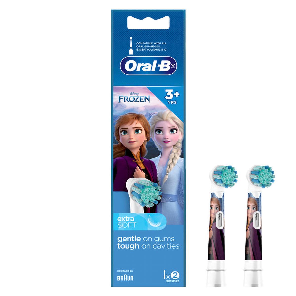 BRAUN elektriskās zobu birstes uzgalis Frozen 3+gadi, 2 gab, EB10-2 Frozen