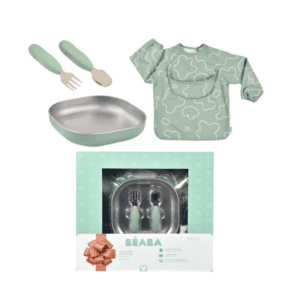 BEABA Pirmais ēšanas komplekts mazulim Sage green