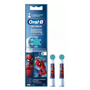 BRAUN elektriskās zobu birstes uzgalis Spiderman no 3 gadiem, 2 gab.,