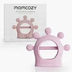 MOMCOZY silikona graužammanta zīdaiņiem rozā