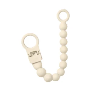 BIBS silikona knupīša turētājs Beaded Ivory